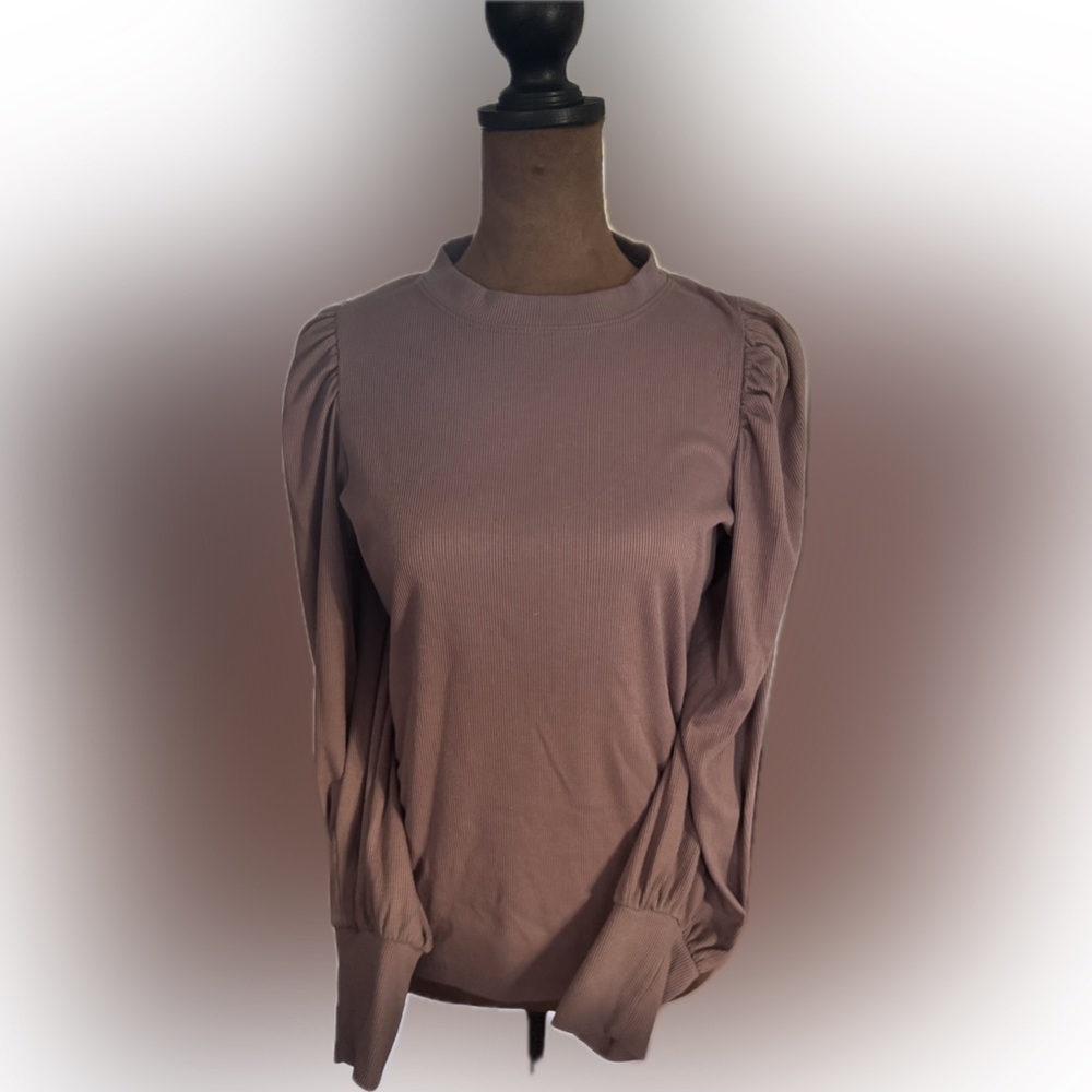 Philosophy Ribbed Long Sleeve Top